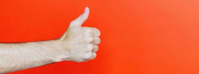 thumbs up response to learning the differences between JavaScript's 'let', 'var', and 'const' keywords