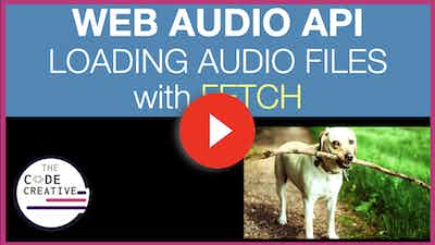 how to load an audio file using fetch video