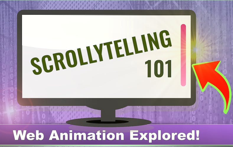 Scrollytelling 101 course exploring GSAP's ScrollTrigger and web animation